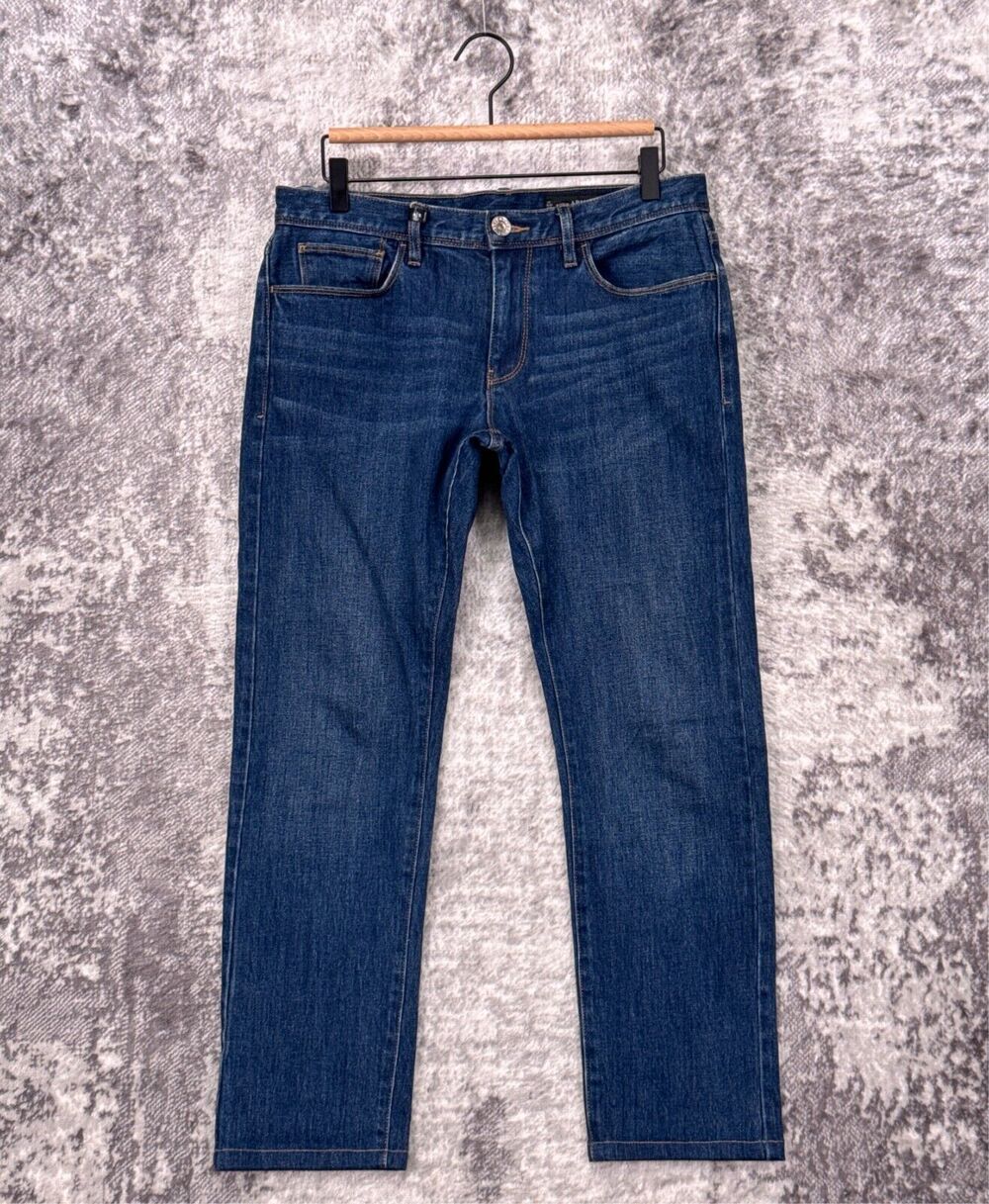 Armani Exchange Jeans 30 x 27 Mens J13 Slim Fit Dark Wash Denim